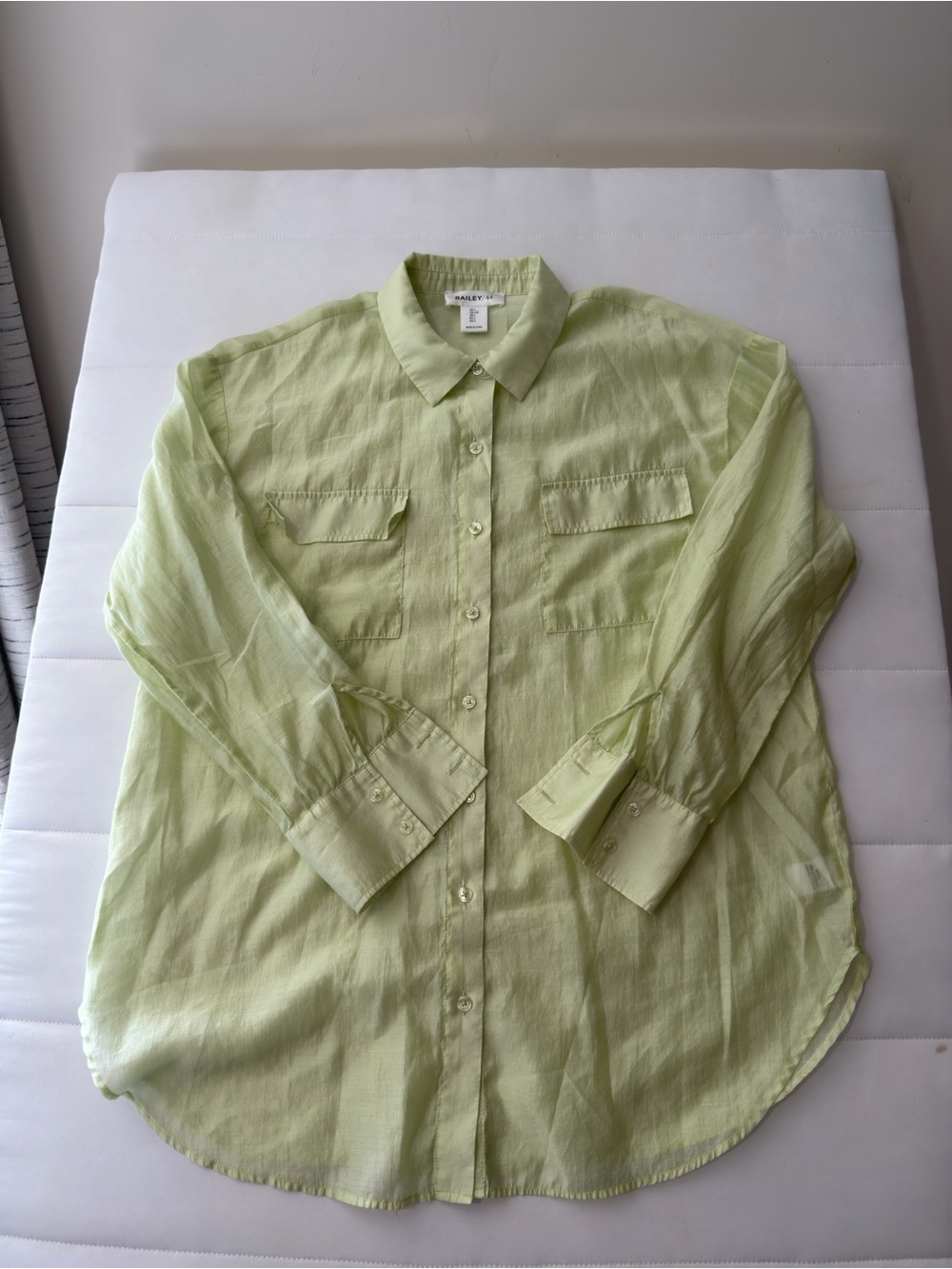Bailey 44 Lightweight Button-Down Shirt - Lime L